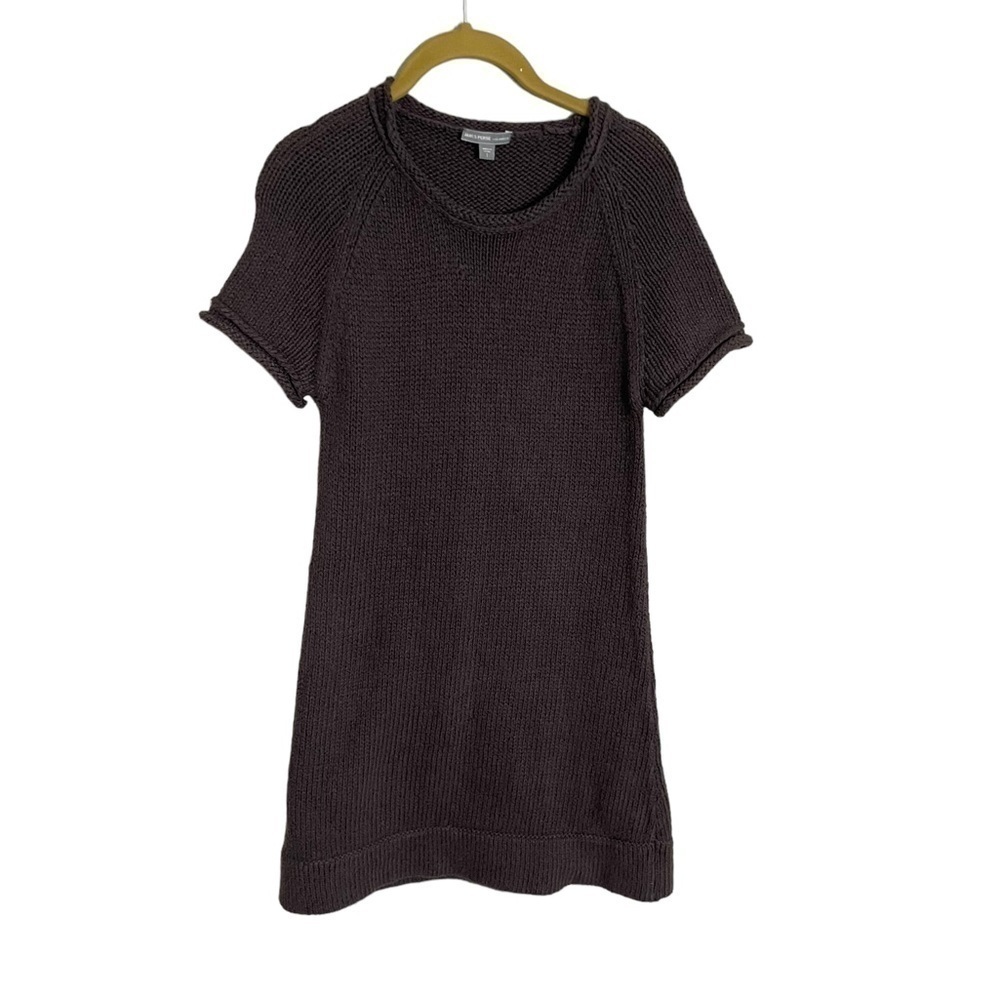 James PERSE Chocolate Brown Cotton Tunic 1/Small
